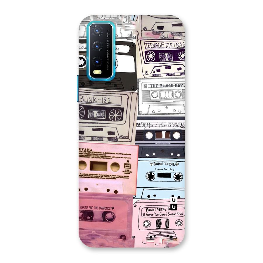 Casette Rolling Back Case for Vivo Y20