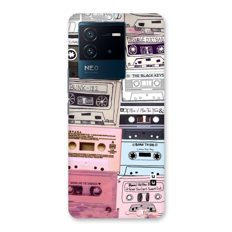 Casette Rolling Back Case for Vivo iQOO Neo 6 5G