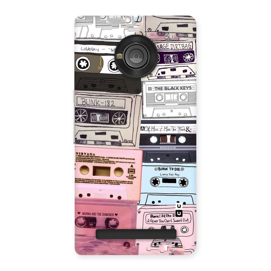 Casette Rolling Back Case for Yu Yunique