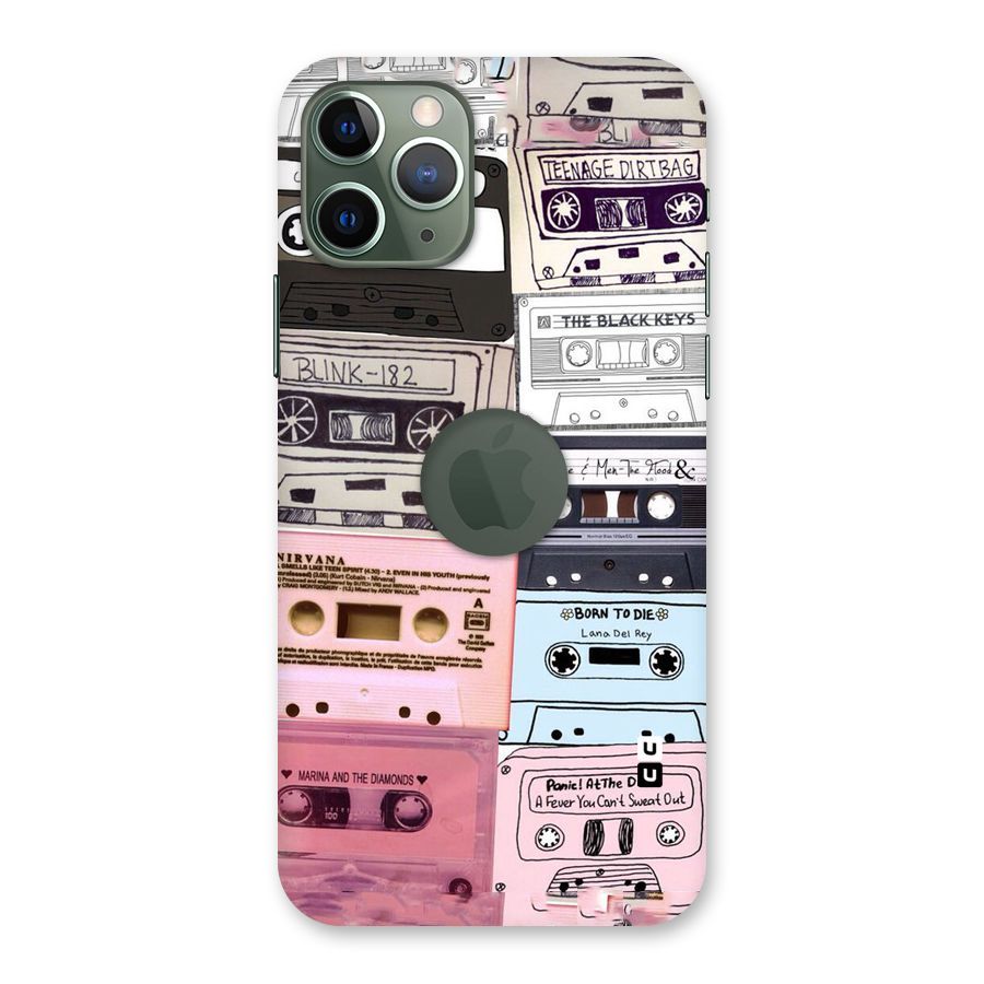 Casette Rolling Back Case for iPhone 11 Pro Logo  Cut