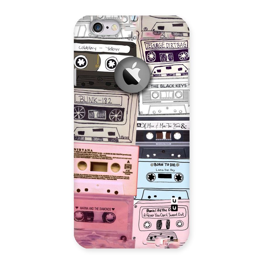 Casette Rolling Back Case for iPhone 6 Logo Cut