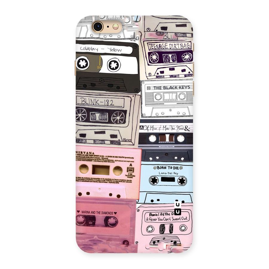 Casette Rolling Back Case for iPhone 6 Plus 6S Plus