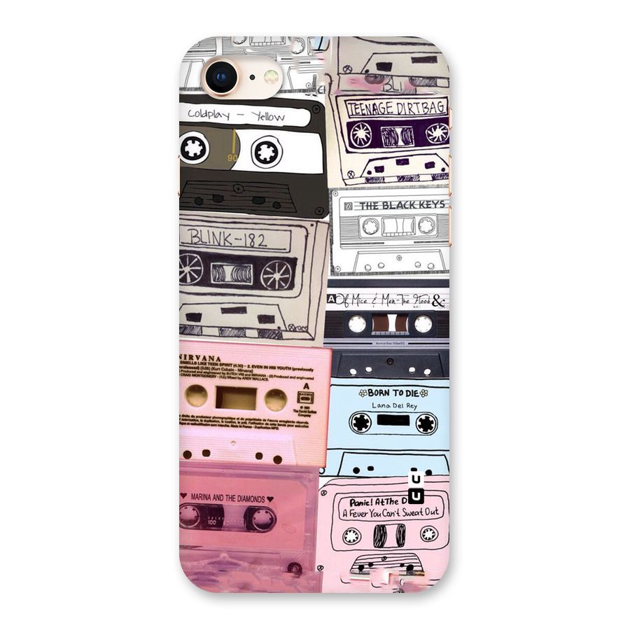 Casette Rolling Back Case for iPhone 8