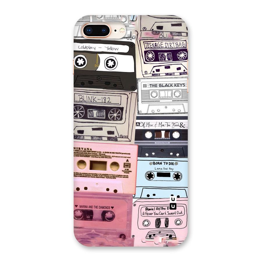 Casette Rolling Back Case for iPhone 8 Plus