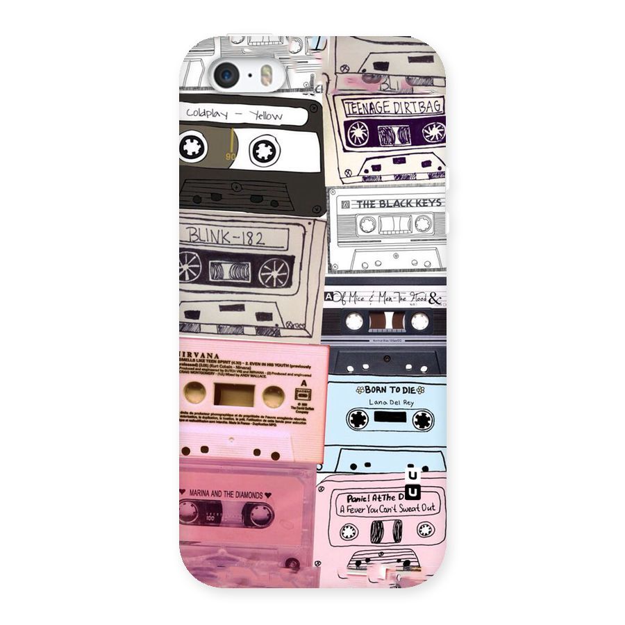 Casette Rolling Back Case for iPhone SE