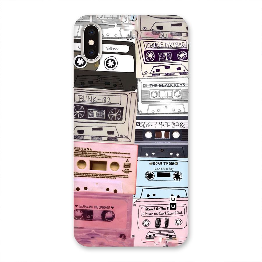 Casette Rolling Back Case for iPhone XS Max