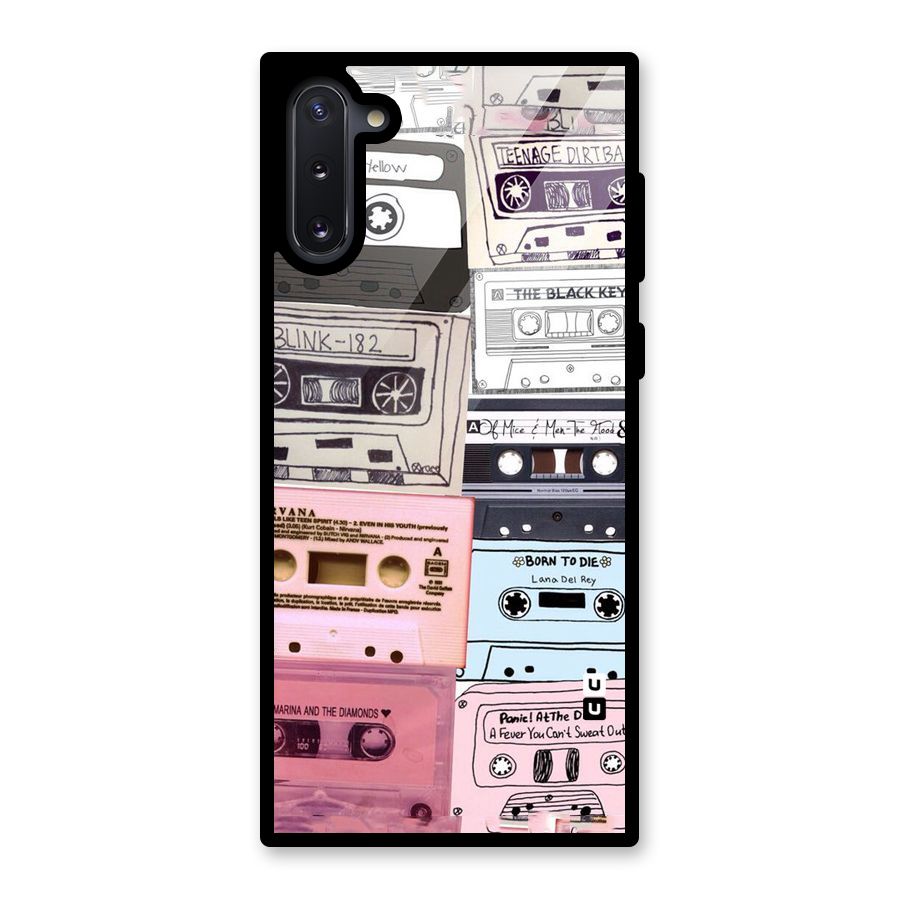 Casette Rolling Glass Back Case for Galaxy Note 10