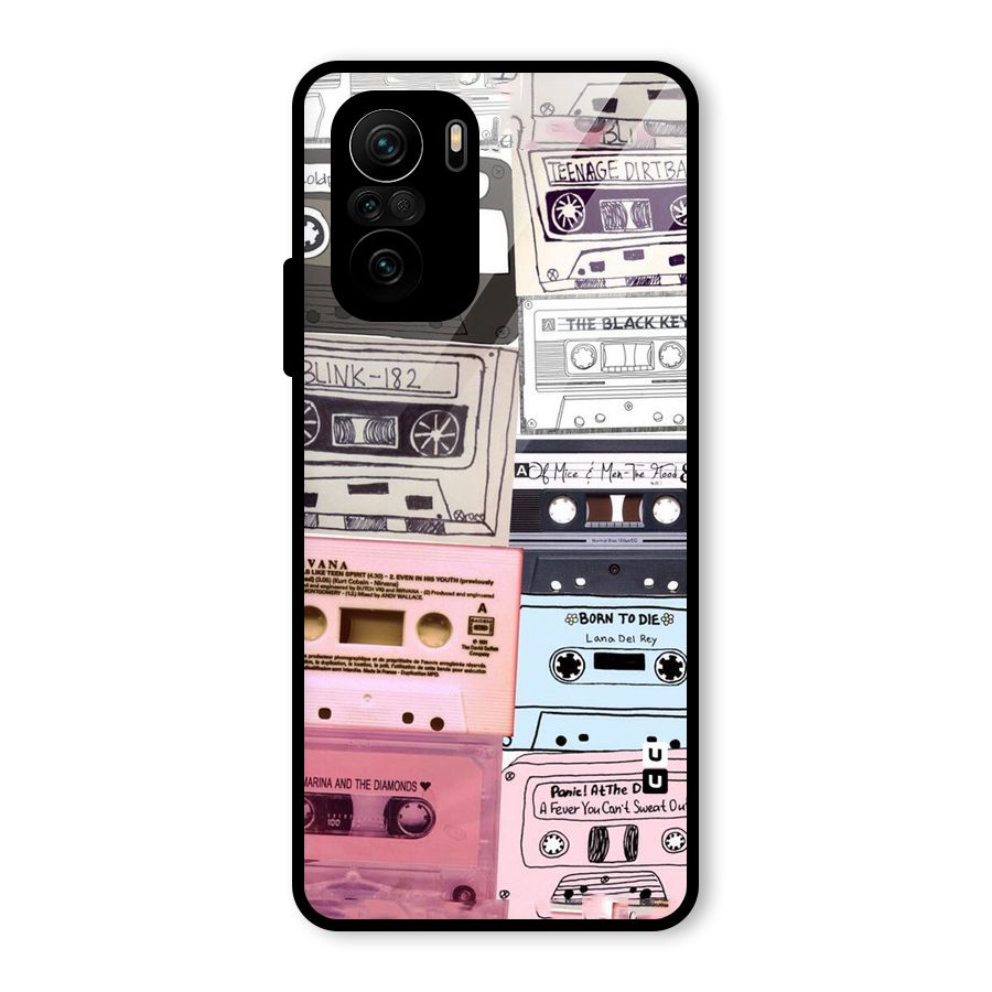 Casette Rolling Glass Back Case for Mi 11x