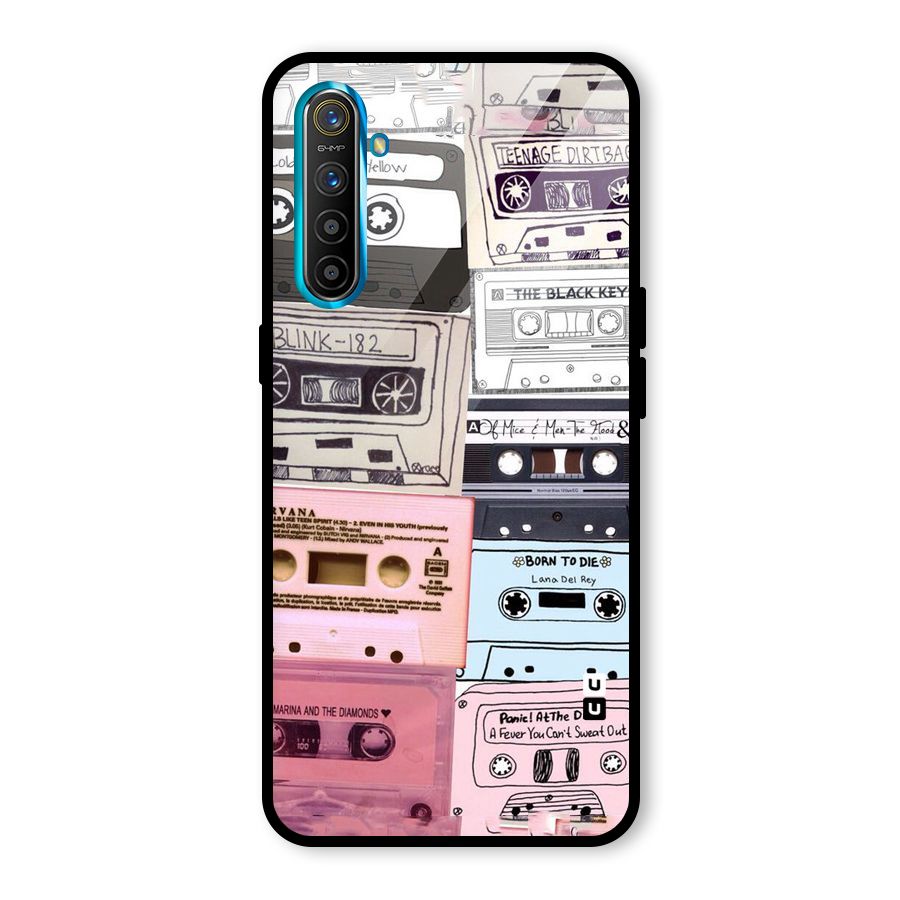 Casette Rolling Glass Back Case for Realme X2