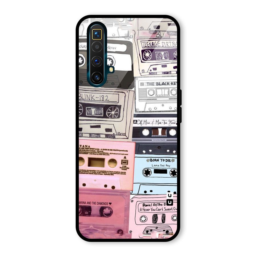 Casette Rolling Glass Back Case for Realme X3 SuperZoom