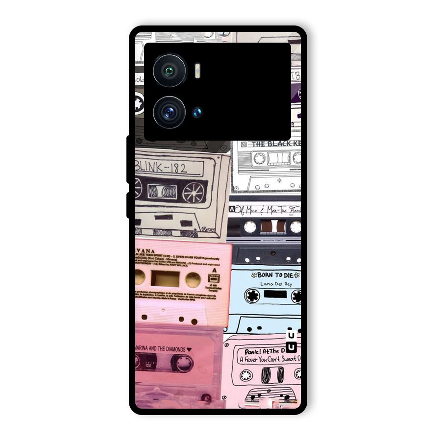 Casette Rolling Glass Back Case for Vivo iQOO 9 Pro