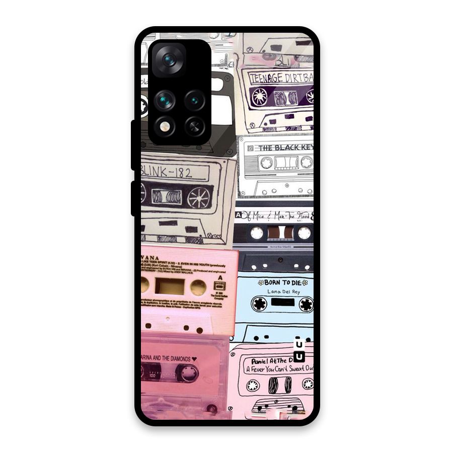Casette Rolling Glass Back Case for Xiaomi 11i HyperCharge 5G
