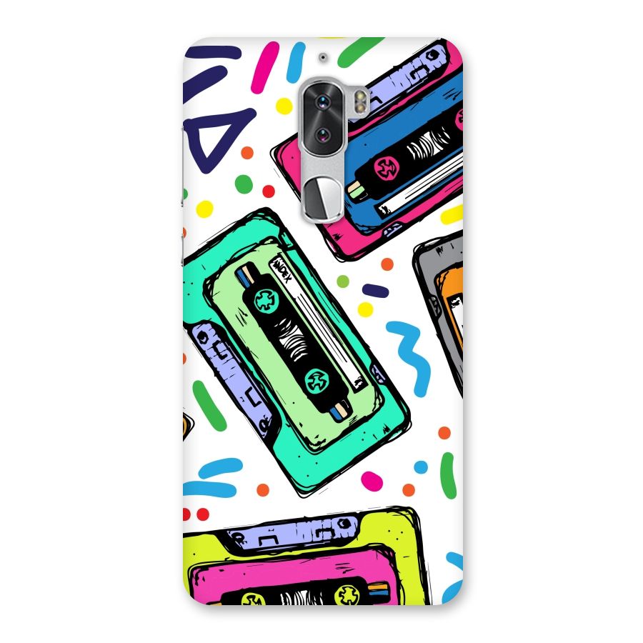 Cassette Pattern Back Case for Coolpad Cool 1