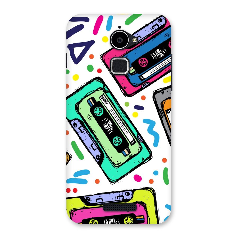 Cassette Pattern Back Case for Coolpad Note 3 Lite