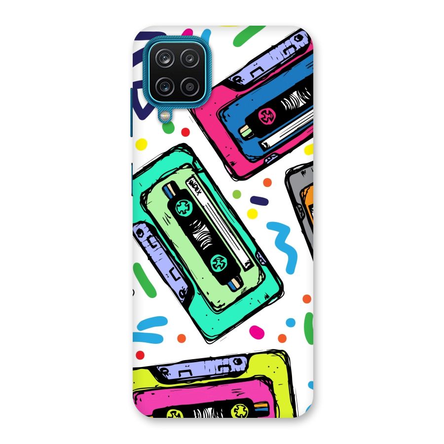 Cassette Pattern Back Case for Galaxy F12