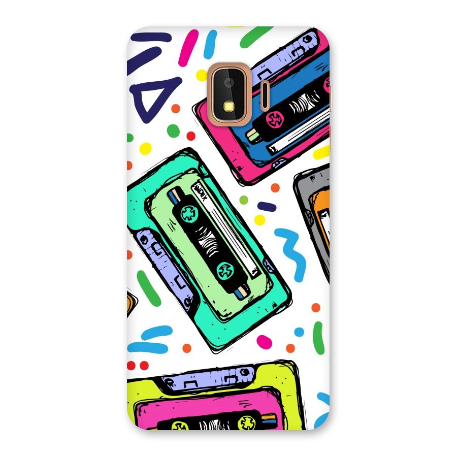 Cassette Pattern Back Case for Galaxy J2 Core