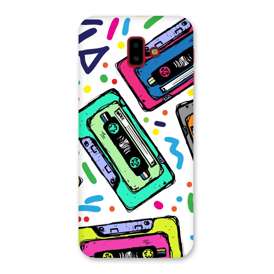 Cassette Pattern Back Case for Galaxy J6 Plus