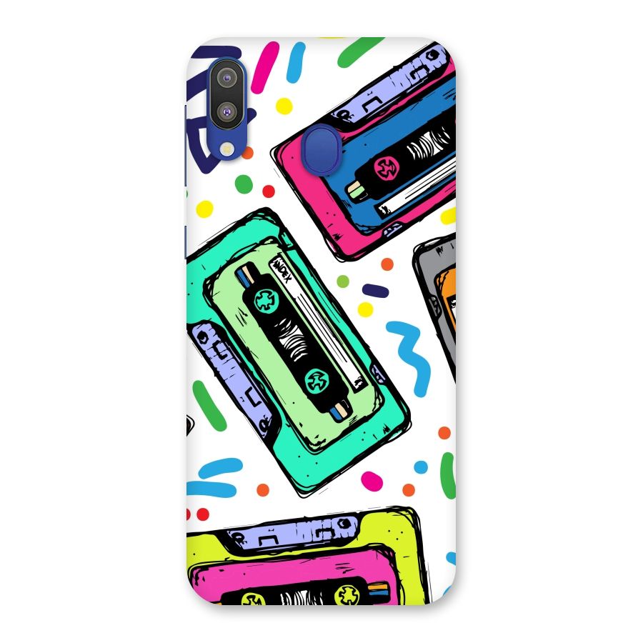 Cassette Pattern Back Case for Galaxy M20