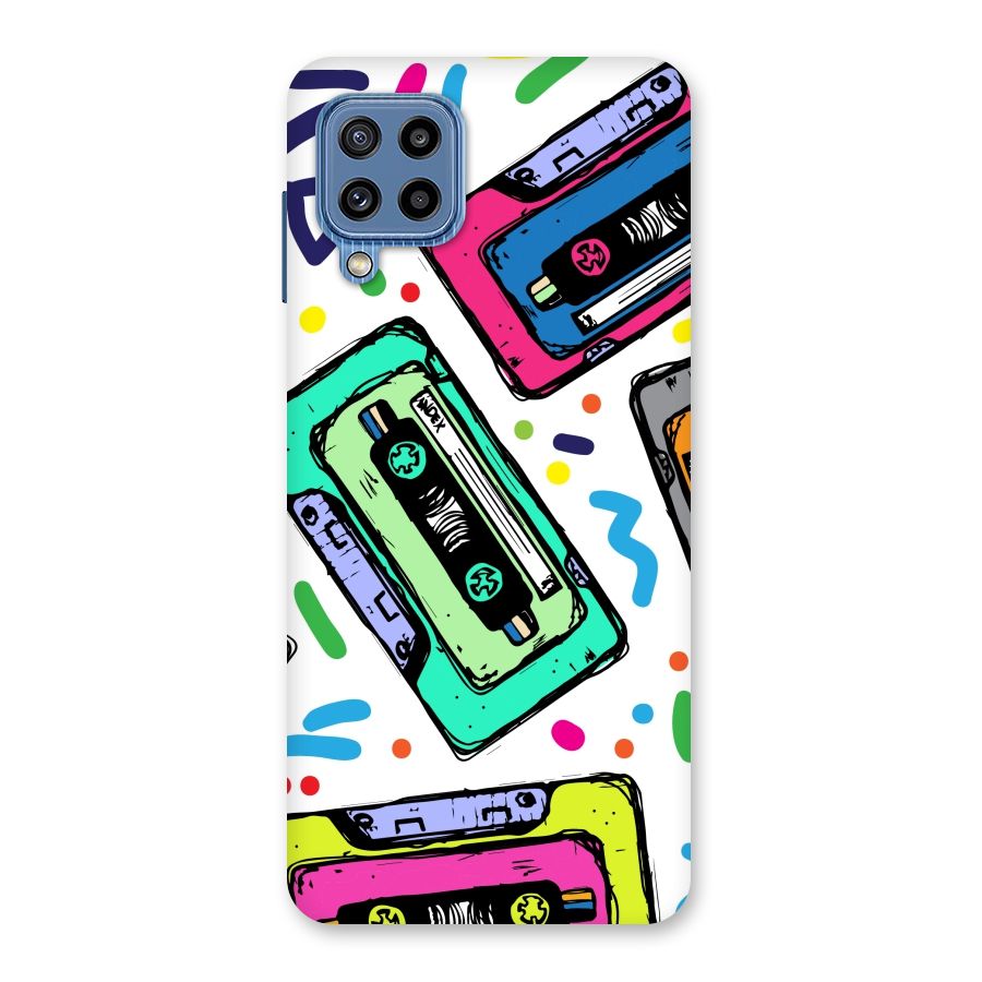 Cassette Pattern Back Case for Galaxy M32