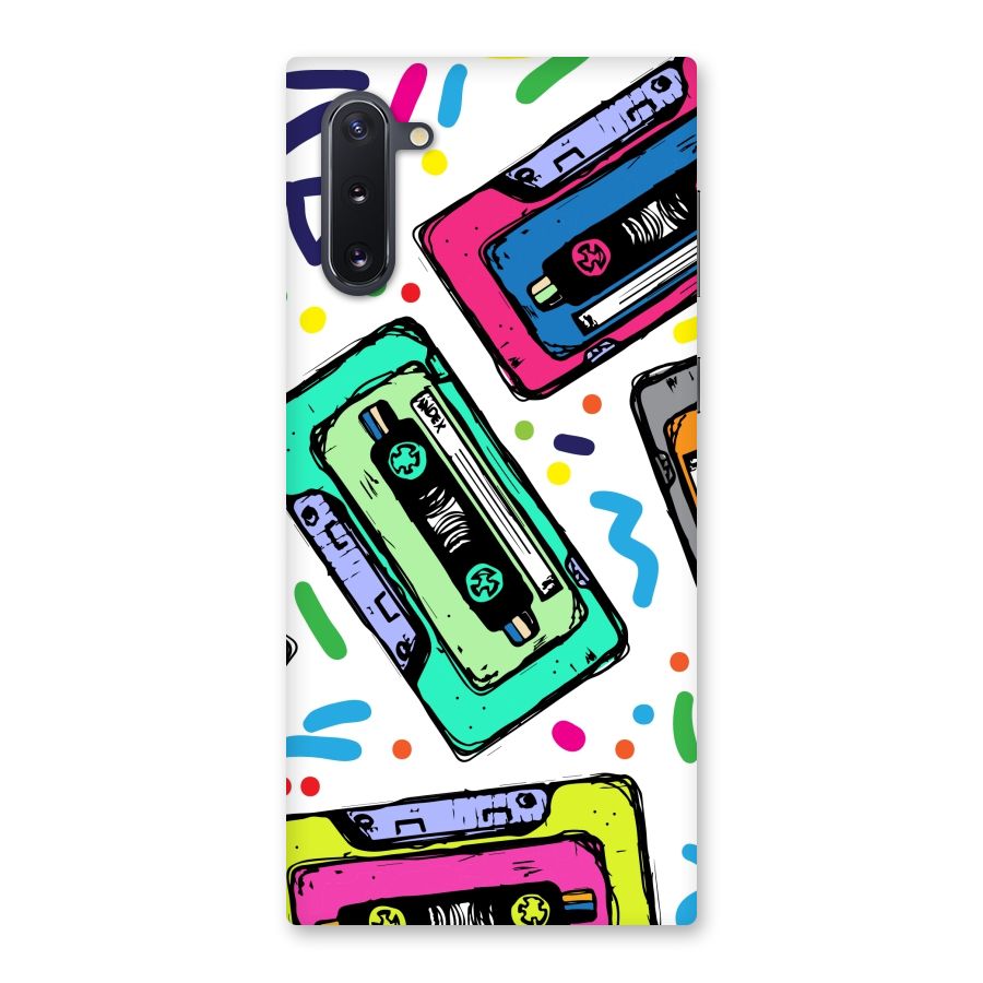 Cassette Pattern Back Case for Galaxy Note 10