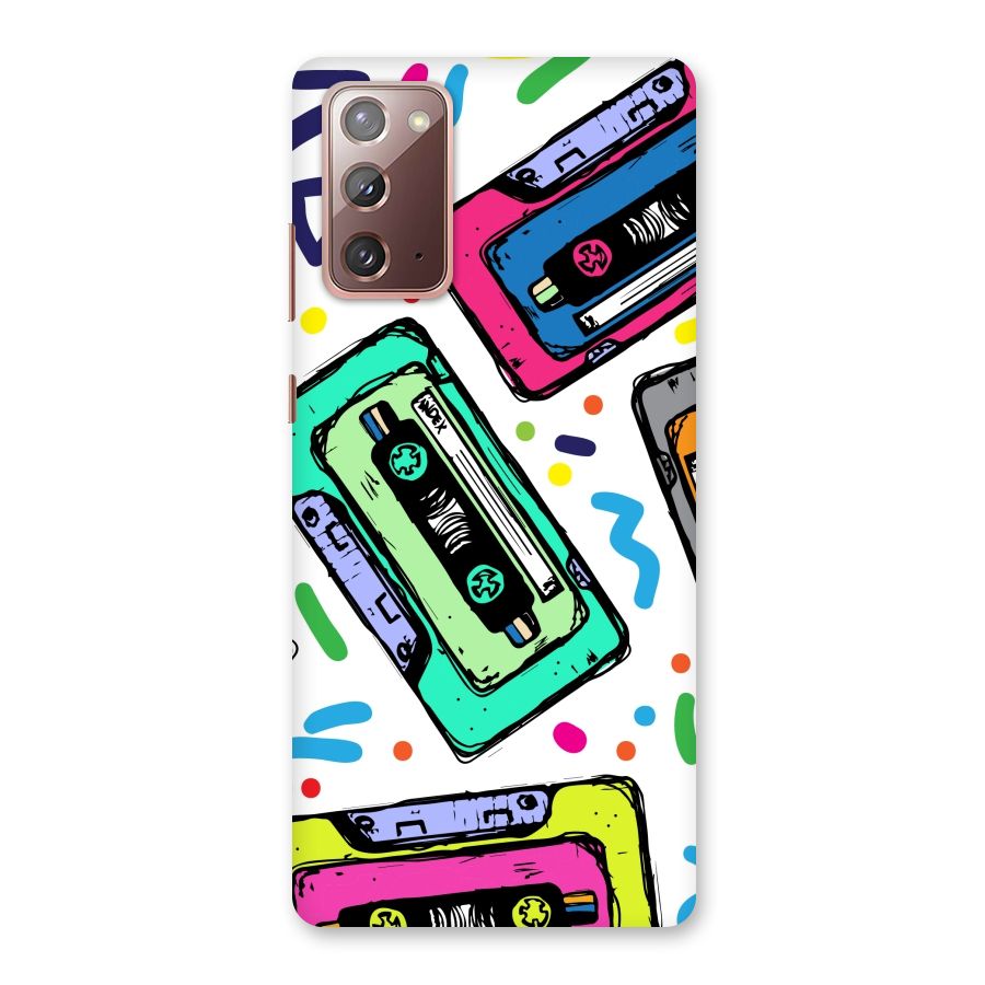 Cassette Pattern Back Case for Galaxy Note 20