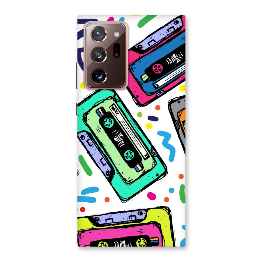 Cassette Pattern Back Case for Galaxy Note 20 Ultra