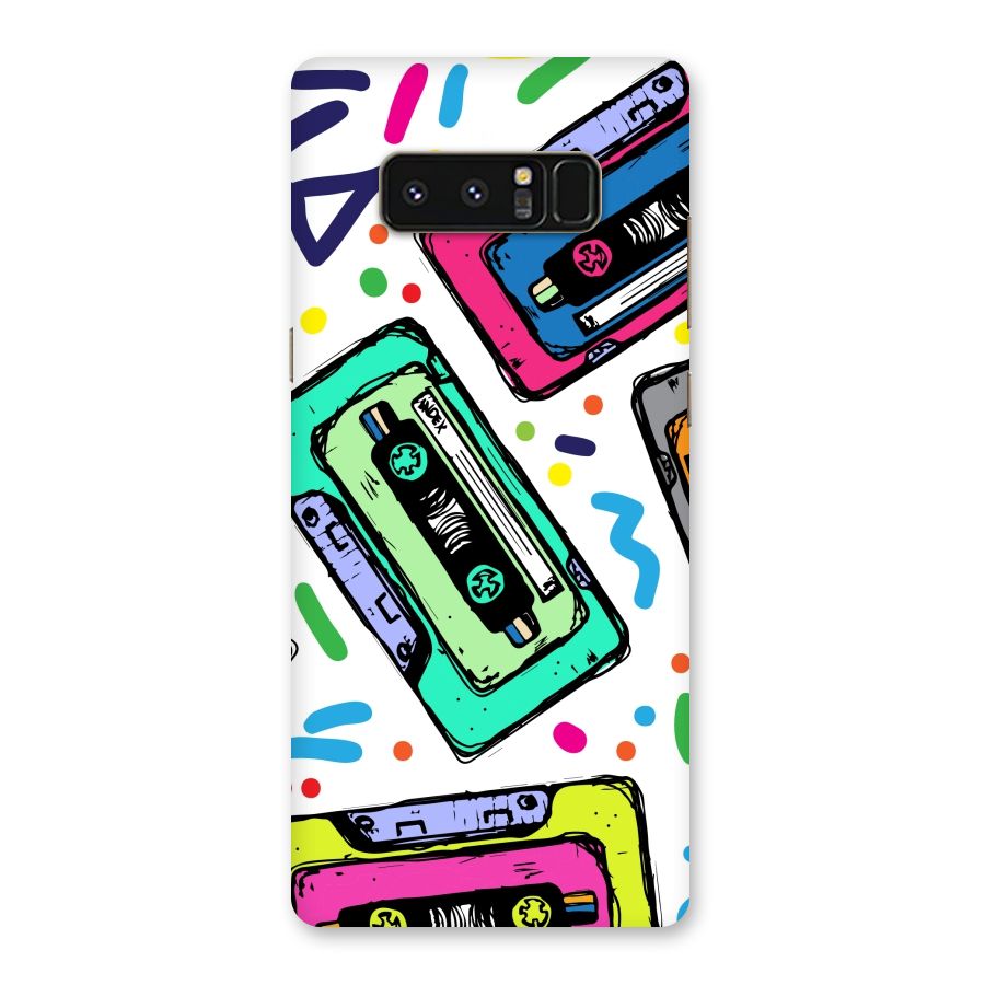 Cassette Pattern Back Case for Galaxy Note 8
