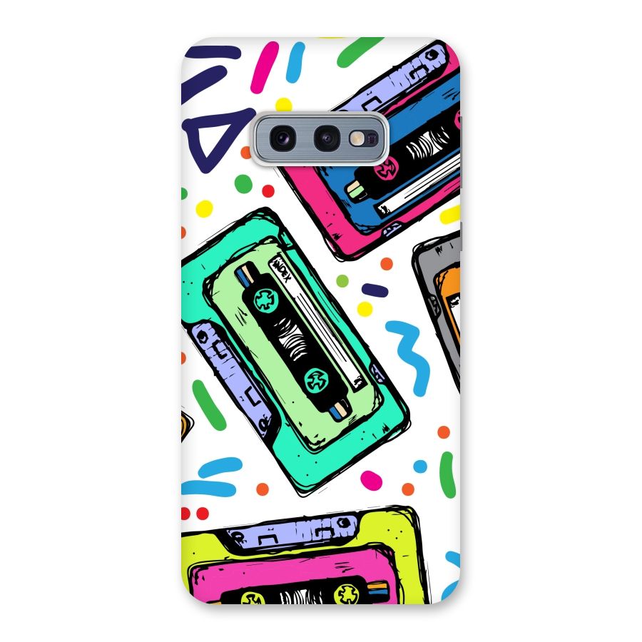Cassette Pattern Back Case for Galaxy S10e