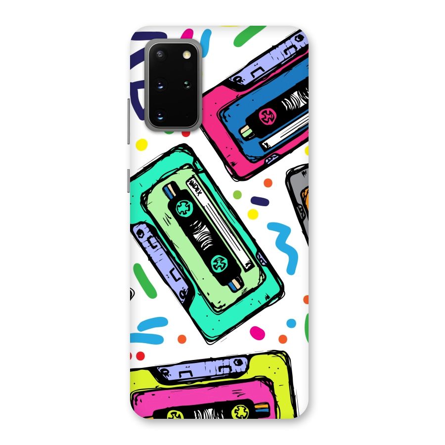 Cassette Pattern Back Case for Galaxy S20 Plus