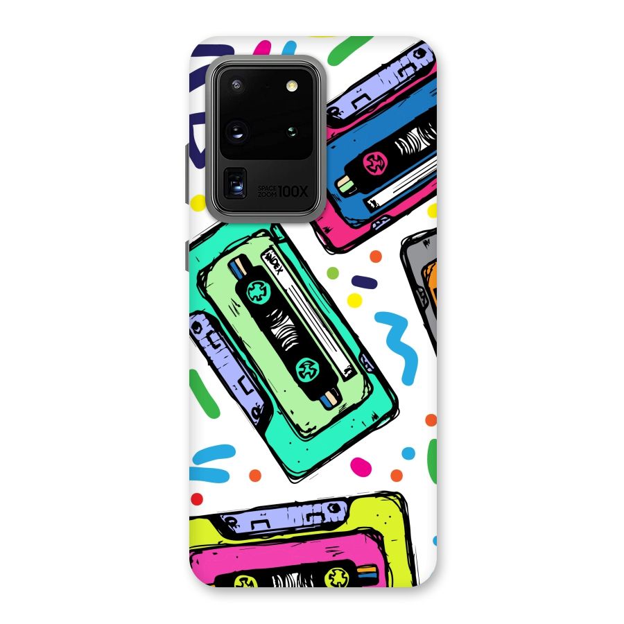 Cassette Pattern Back Case for Galaxy S20 Ultra