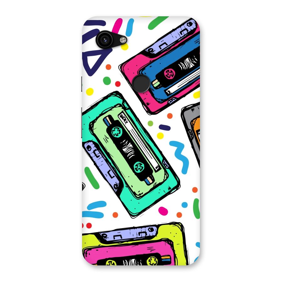 Cassette Pattern Back Case for Google Pixel 3a XL