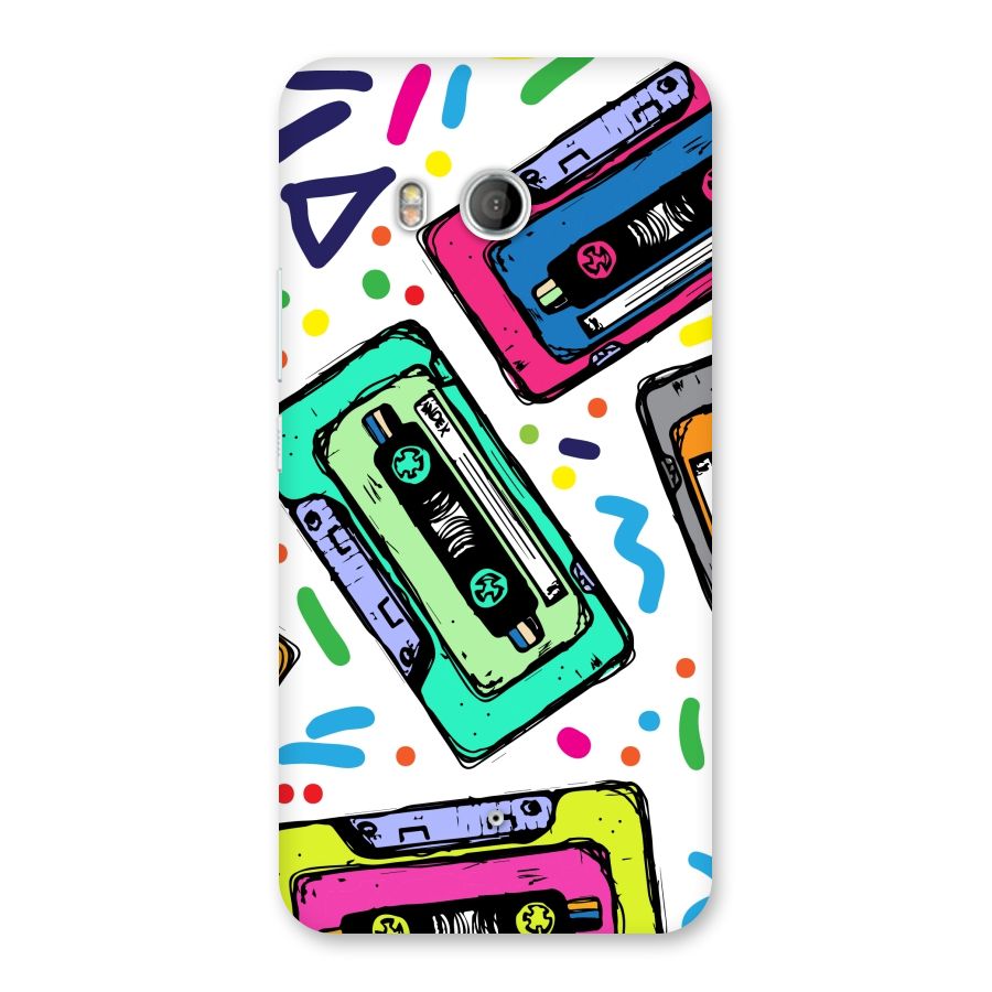 Cassette Pattern Back Case for HTC U11
