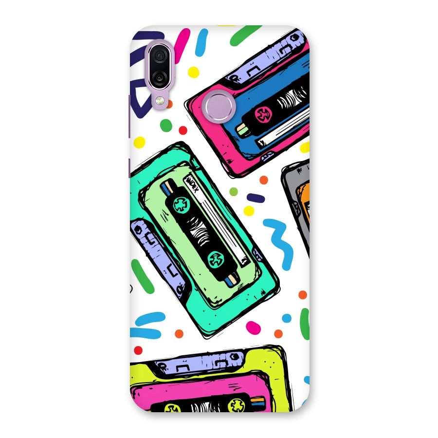 Cassette Pattern Back Case for Honor Play