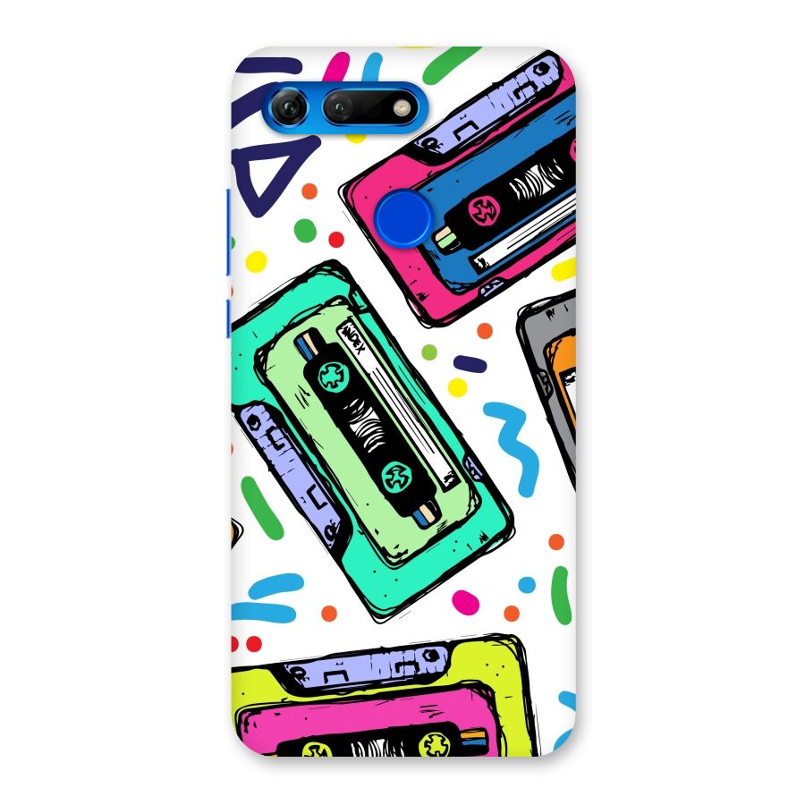Cassette Pattern Back Case for Honor View 20