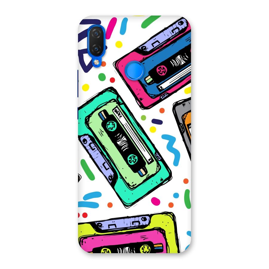 Cassette Pattern Back Case for Huawei P Smart+