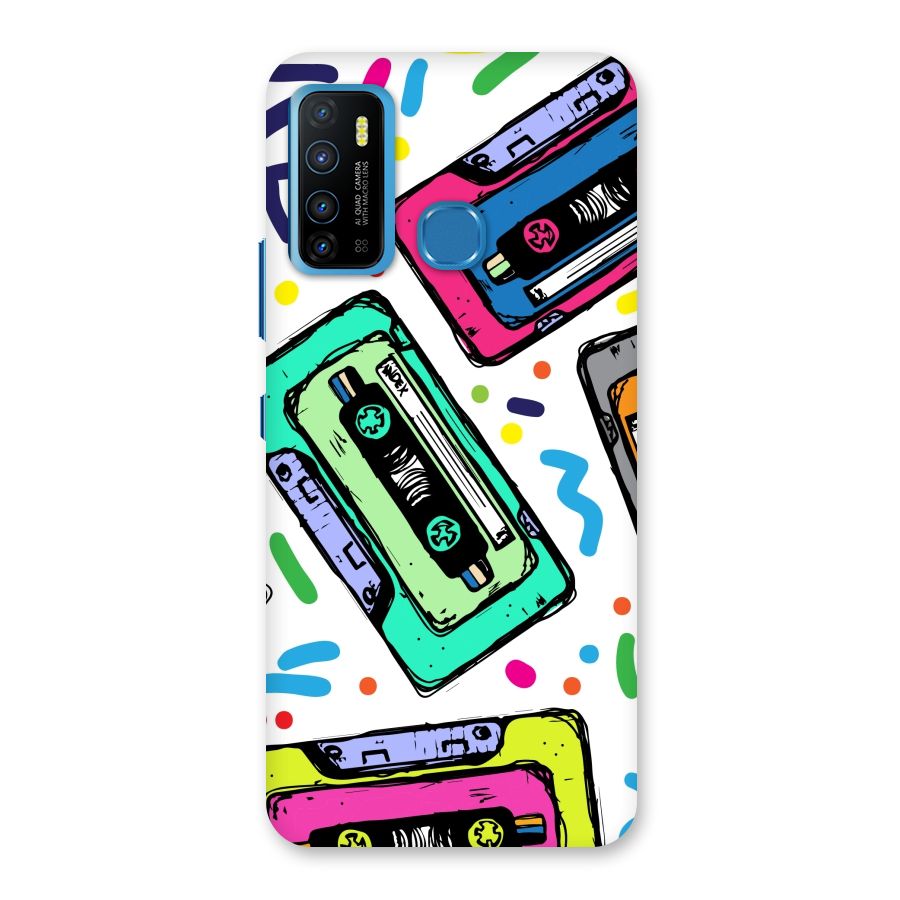 Cassette Pattern Back Case for Infinix Hot 9