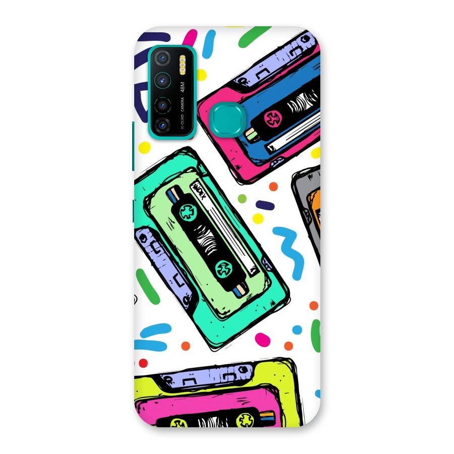 Cassette Pattern Back Case for Infinix Hot 9 Pro