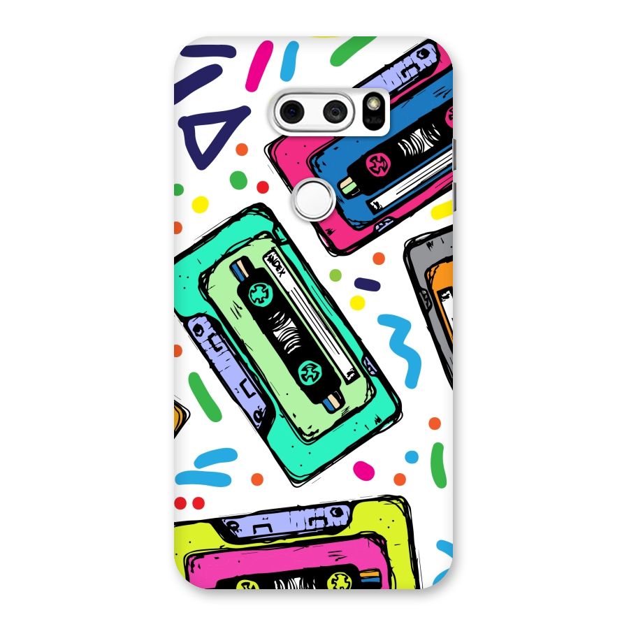 Cassette Pattern Back Case for LG V30