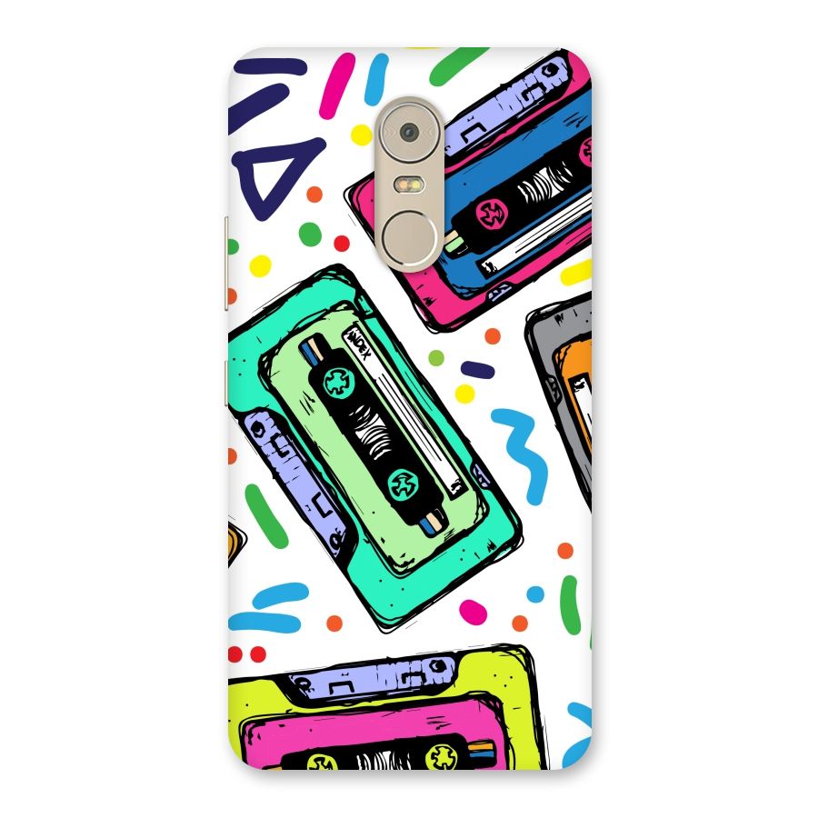 Cassette Pattern Back Case for Lenovo K6 Note