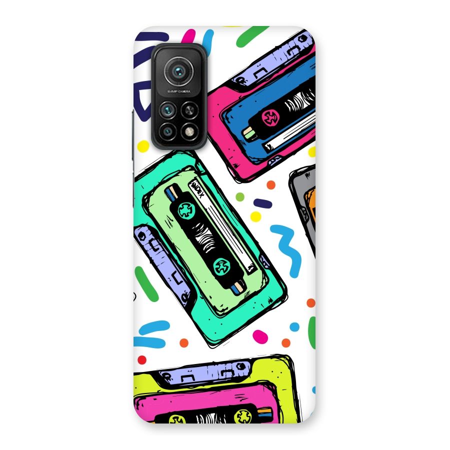 Cassette Pattern Back Case for Mi 10T 5G