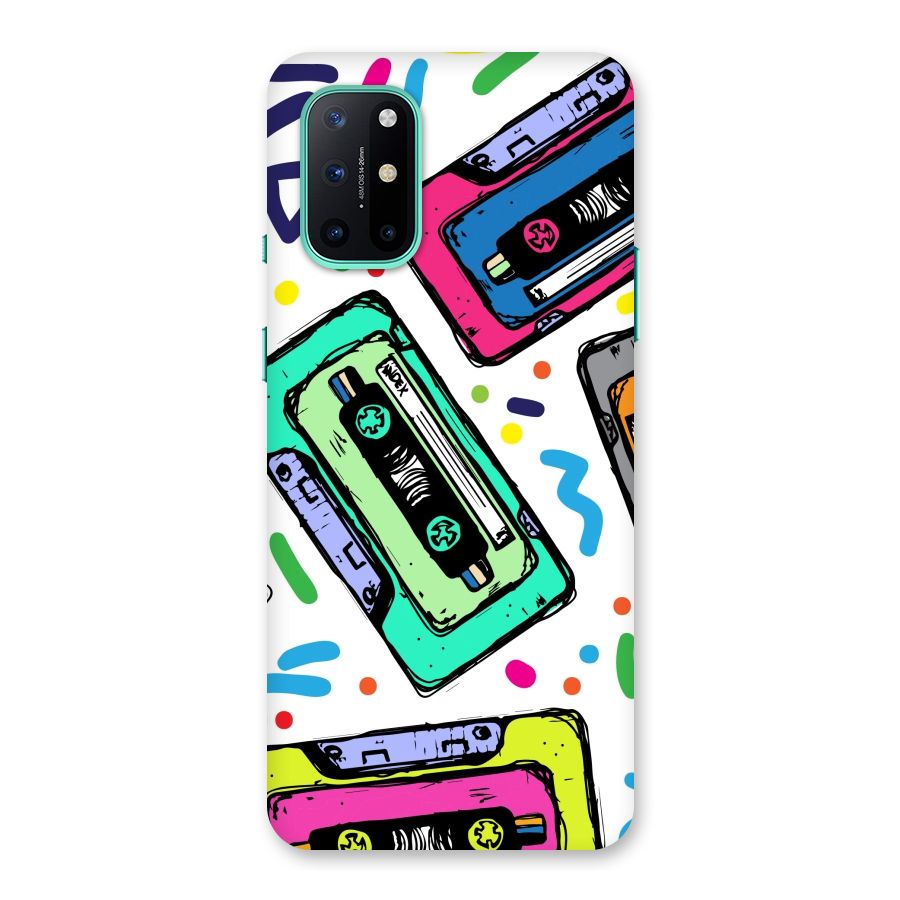 Cassette Pattern Back Case for OnePlus 8T