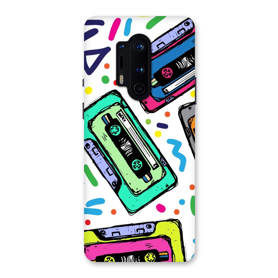 Cassette Pattern Back Case for OnePlus 8 Pro