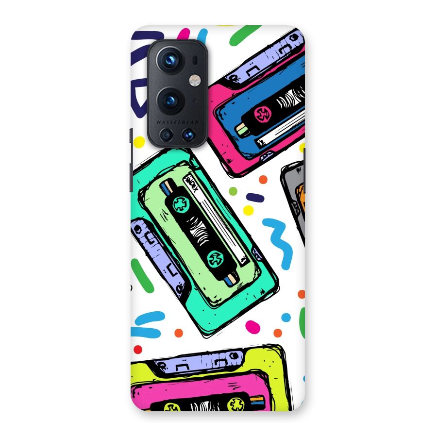 Cassette Pattern Back Case for OnePlus 9 Pro