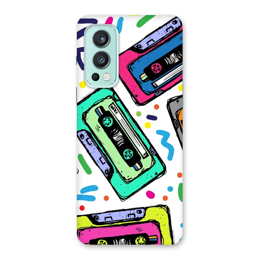 Cassette Pattern Back Case for OnePlus Nord 2 5G