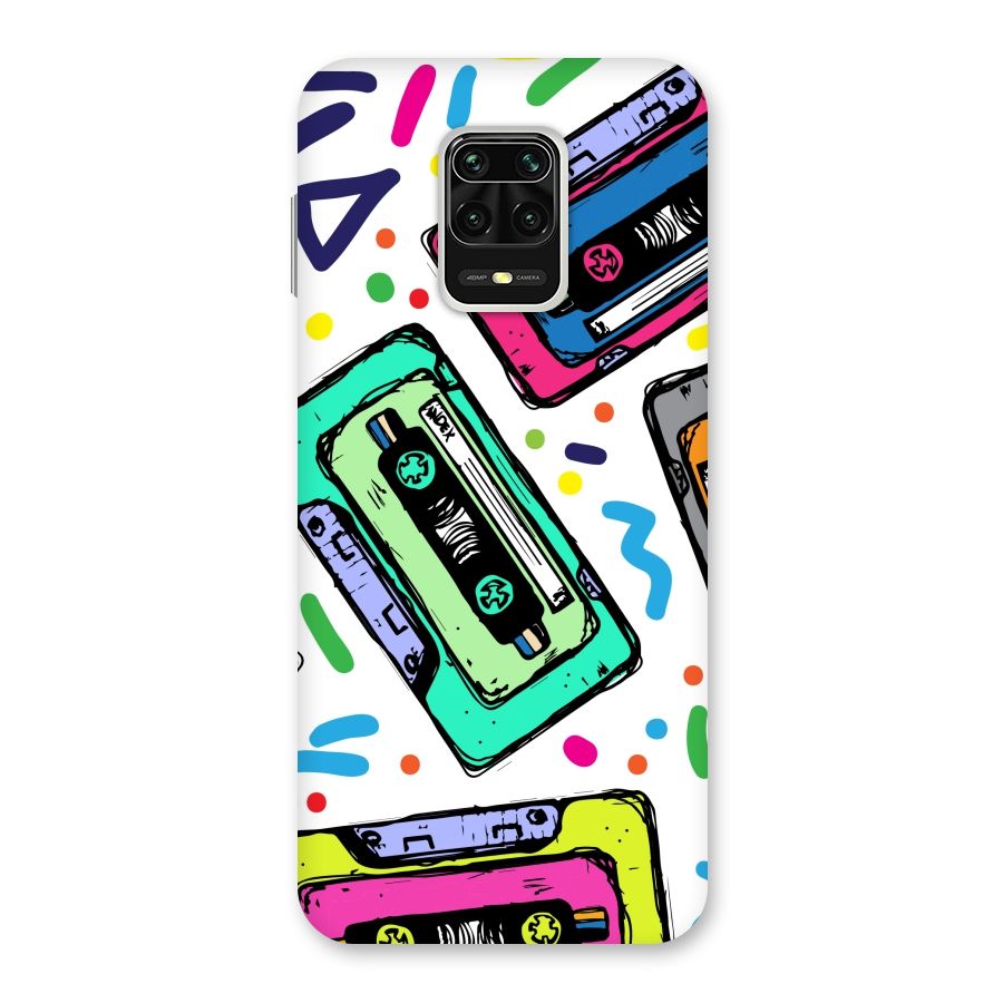 Cassette Pattern Back Case for Poco M2 Pro