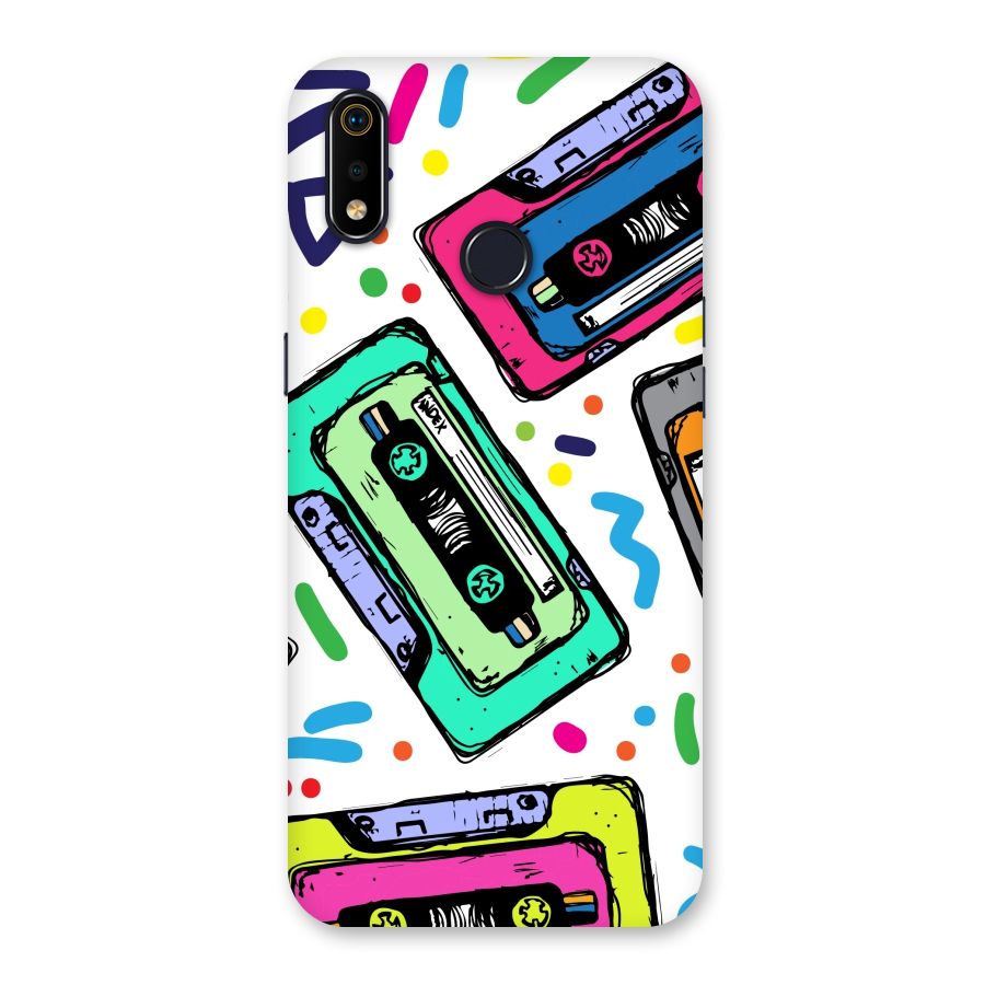 Cassette Pattern Back Case for Realme 3i