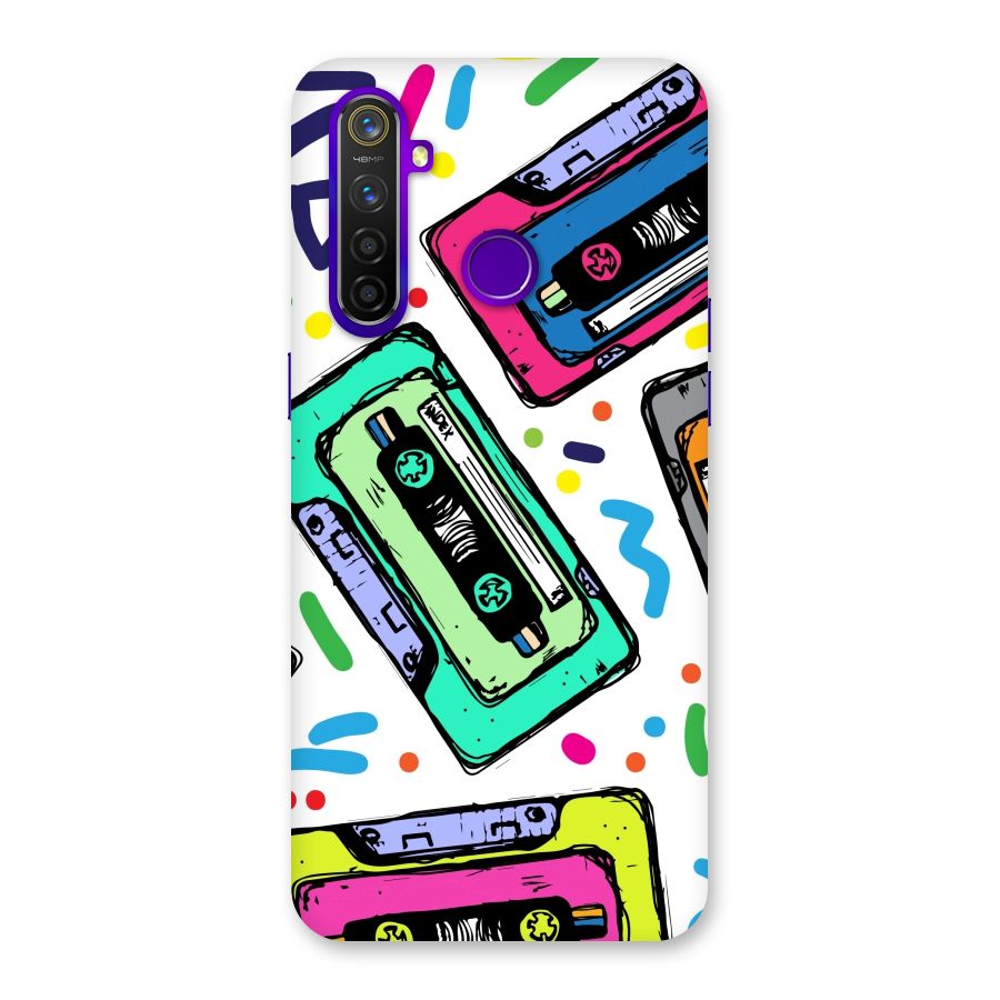 Cassette Pattern Back Case for Realme 5 Pro