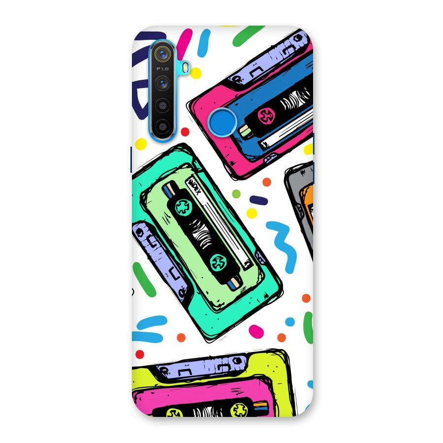 Cassette Pattern Back Case for Realme 5s