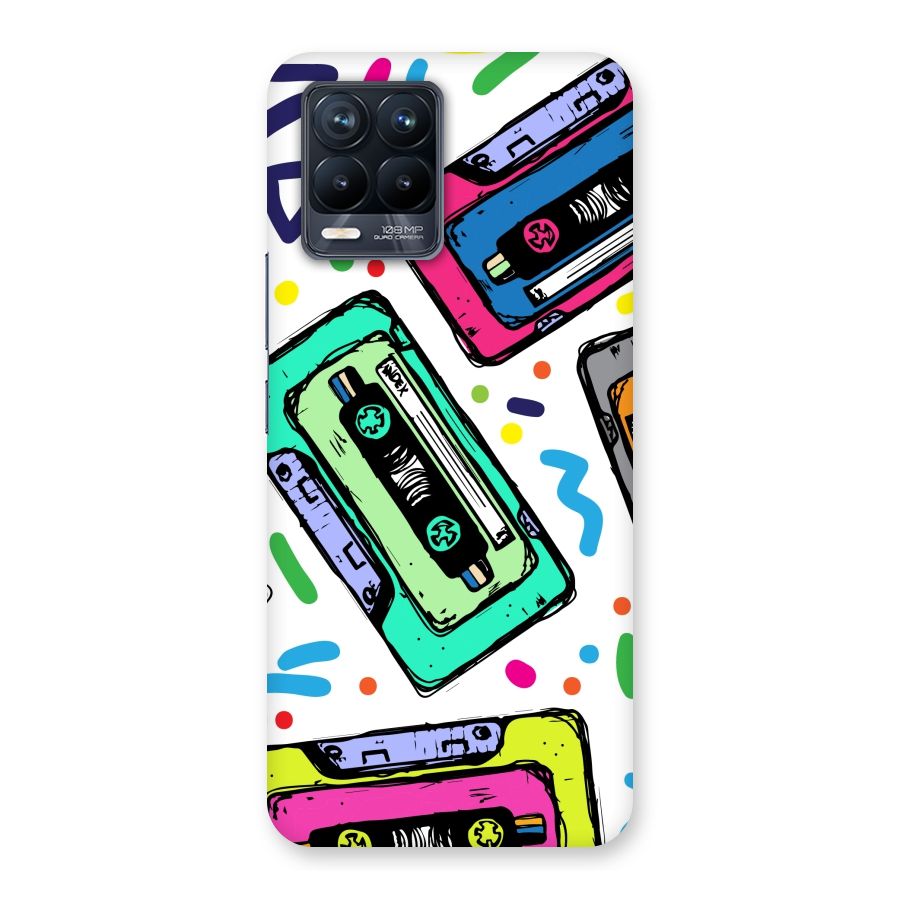 Cassette Pattern Back Case for Realme 8 Pro