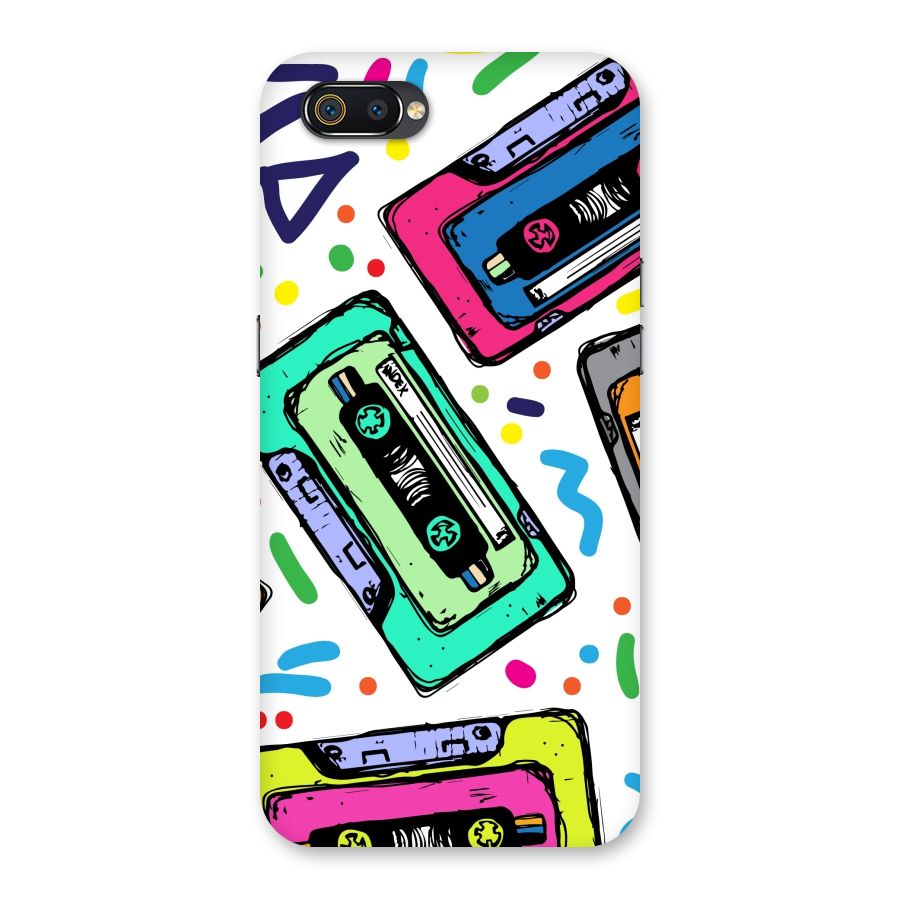 Cassette Pattern Back Case for Realme C2